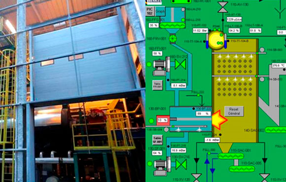 Saipol - Caldera acuatubular 10 t/h - 13 bar (Saturado)