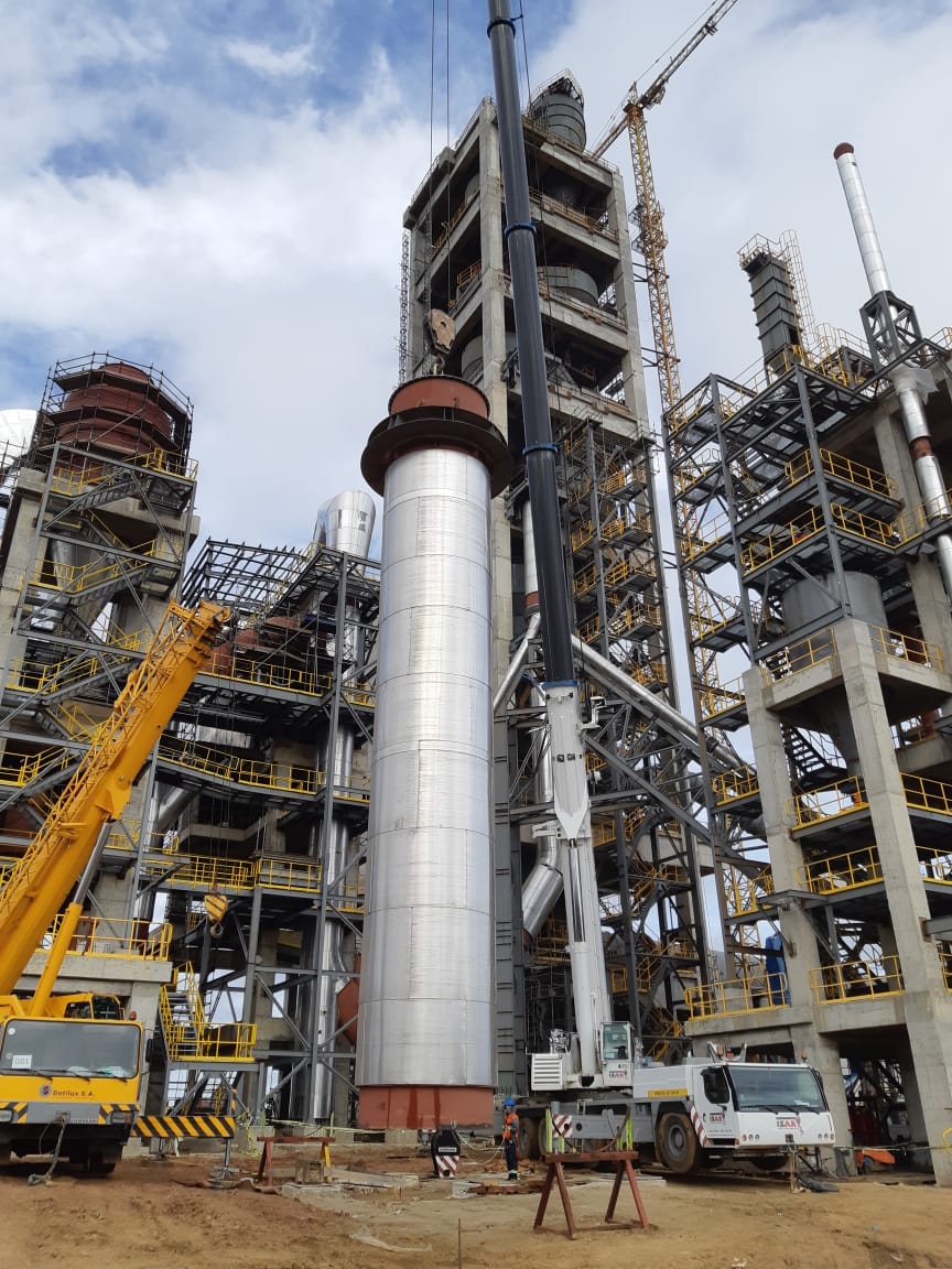 Cielo Azul – Montaje mecánico